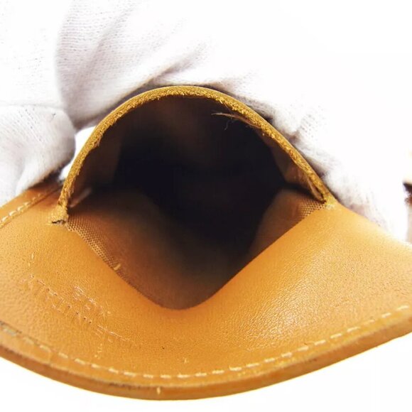 CELINE Long billing Macadam beige PVC x Leather Authentic USED - Picture 8 of 11